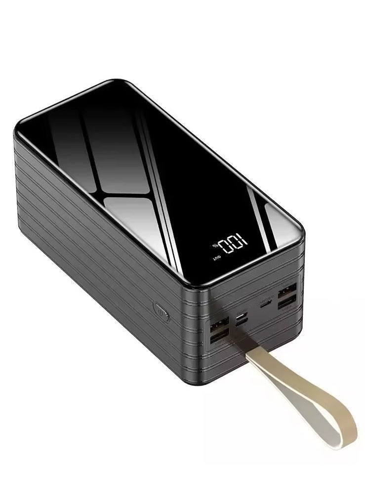 Gravity 80000 Mah Power Bank With Led Display Large Capacity Big Powerbank Mobile Phone Charging Cable Portable Battery Charger - Image 1
