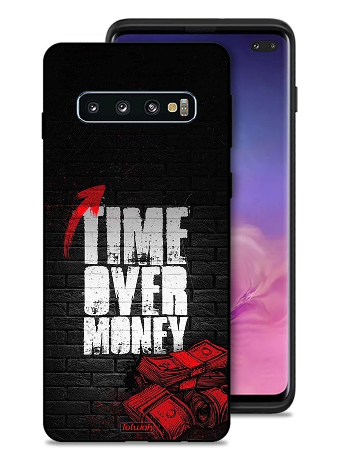 Tolwak Samsung Galaxy S10 Plus Protective Case Cover Time Over Money - Image 1