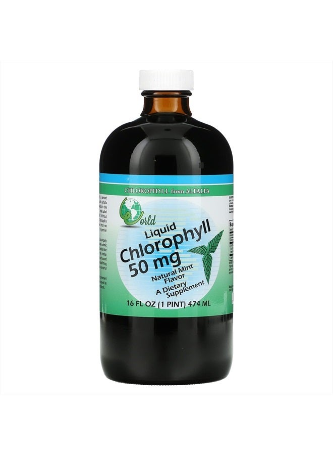 WORLD ORGANIC CHLOROPHL Mint 50MG - Image 1
