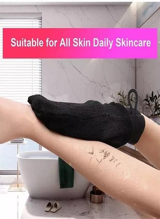 ODMART Exfoliating Gloves for Dead Skin & Dirt Removal - Premium Body Scrubber for Smooth, Radiant Skin - Tan Removal & Spa Treatment Gloves - Image 4