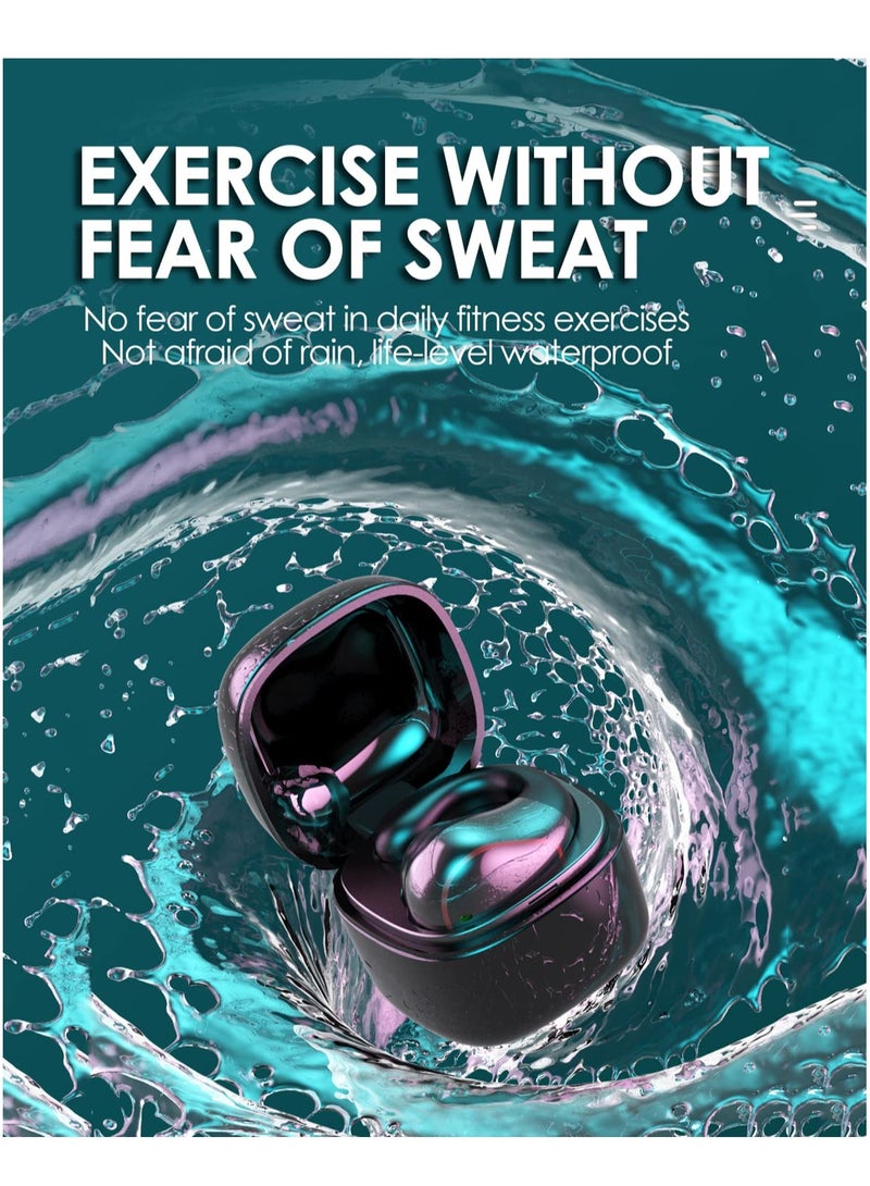 Mini Wireless Open Earbuds with Mic for iPhone and Android, True Wireless Bluetooth Earphones for Small Ear Canals, Perfect for Running and Cycling - Image 5