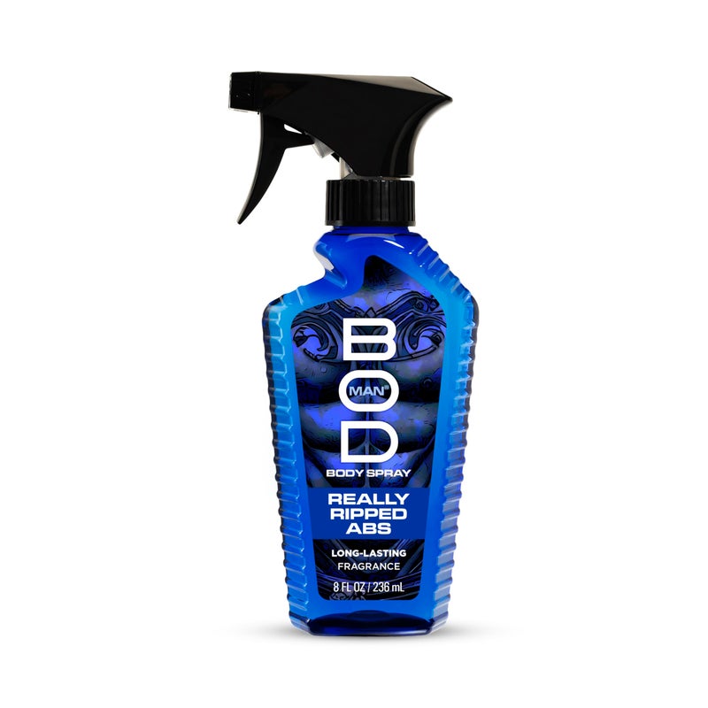 BOD man Fragrance Body Spray, Really Ripped Abs, 8 fl oz - Image 1