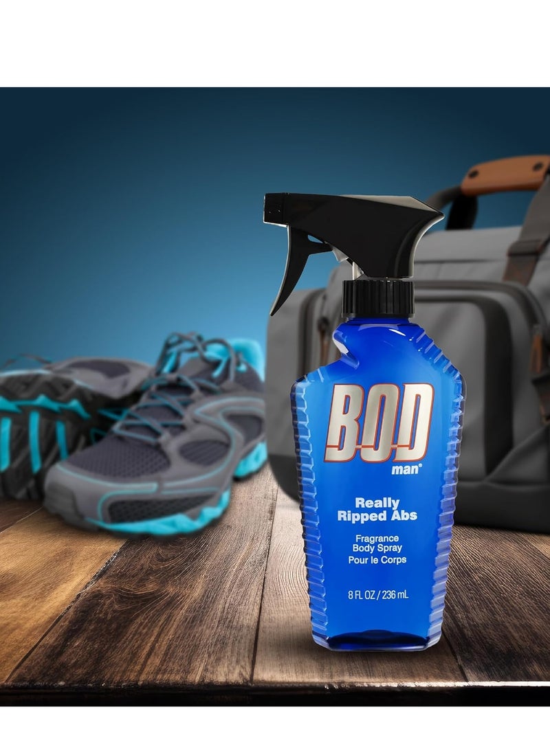 BOD Man BOD Man Fragrance Body Spray, Really Ripped Abs, 8 fl oz  - Image 3