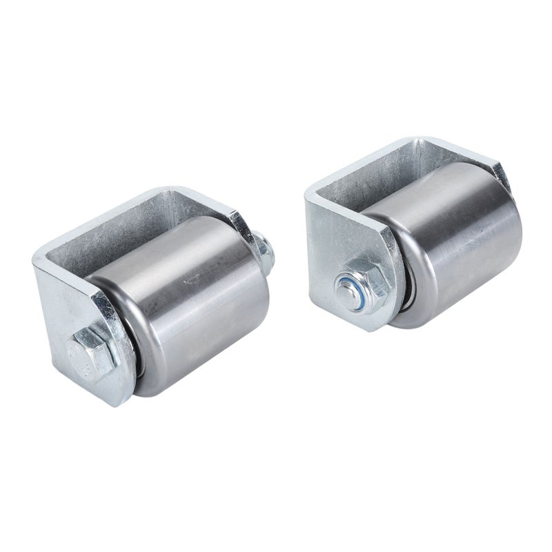 Trailer Rollers 2 X 2 Inch Weld On Robust Heavy Duty Steel - Ball Bearing Long Lasting Efficiency RV Skid Wheels for Low Rise Trailers Motorhomes Travel Trailers - Image 5