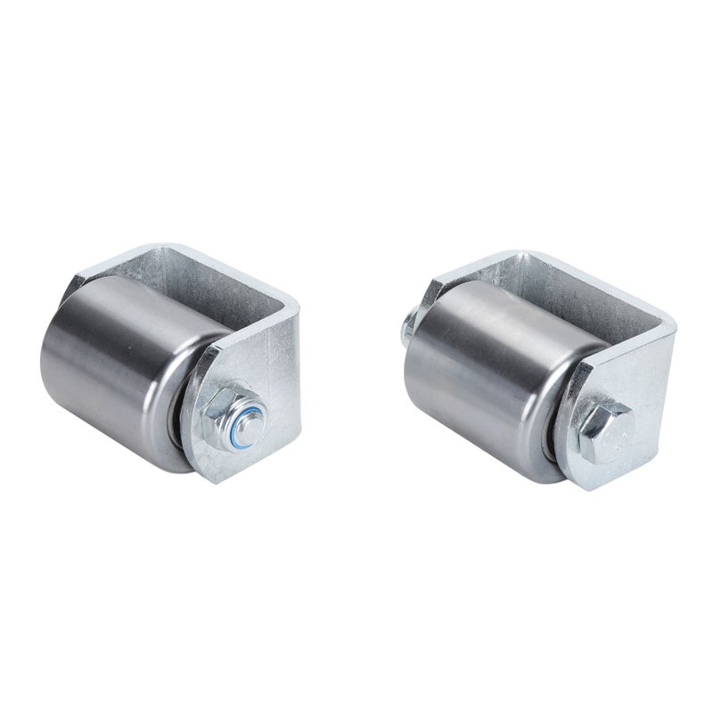 Trailer Rollers 2 X 2 Inch Weld On Robust Heavy Duty Steel - Ball Bearing Long Lasting Efficiency RV Skid Wheels for Low Rise Trailers Motorhomes Travel Trailers - Image 2