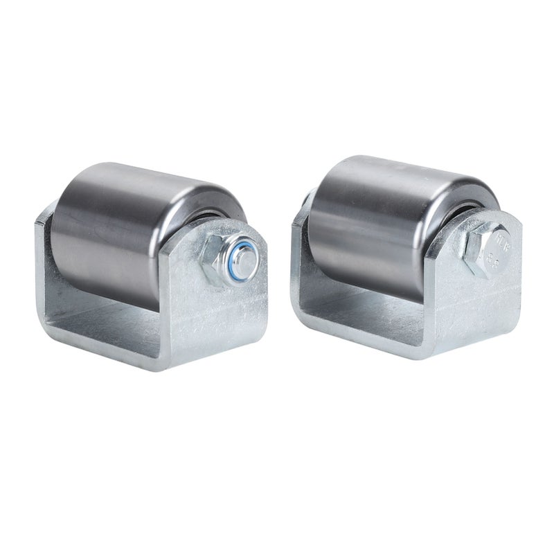 Trailer Rollers 2 X 2 Inch Weld On Robust Heavy Duty Steel - Ball Bearing Long Lasting Efficiency RV Skid Wheels for Low Rise Trailers Motorhomes Travel Trailers - Image 4