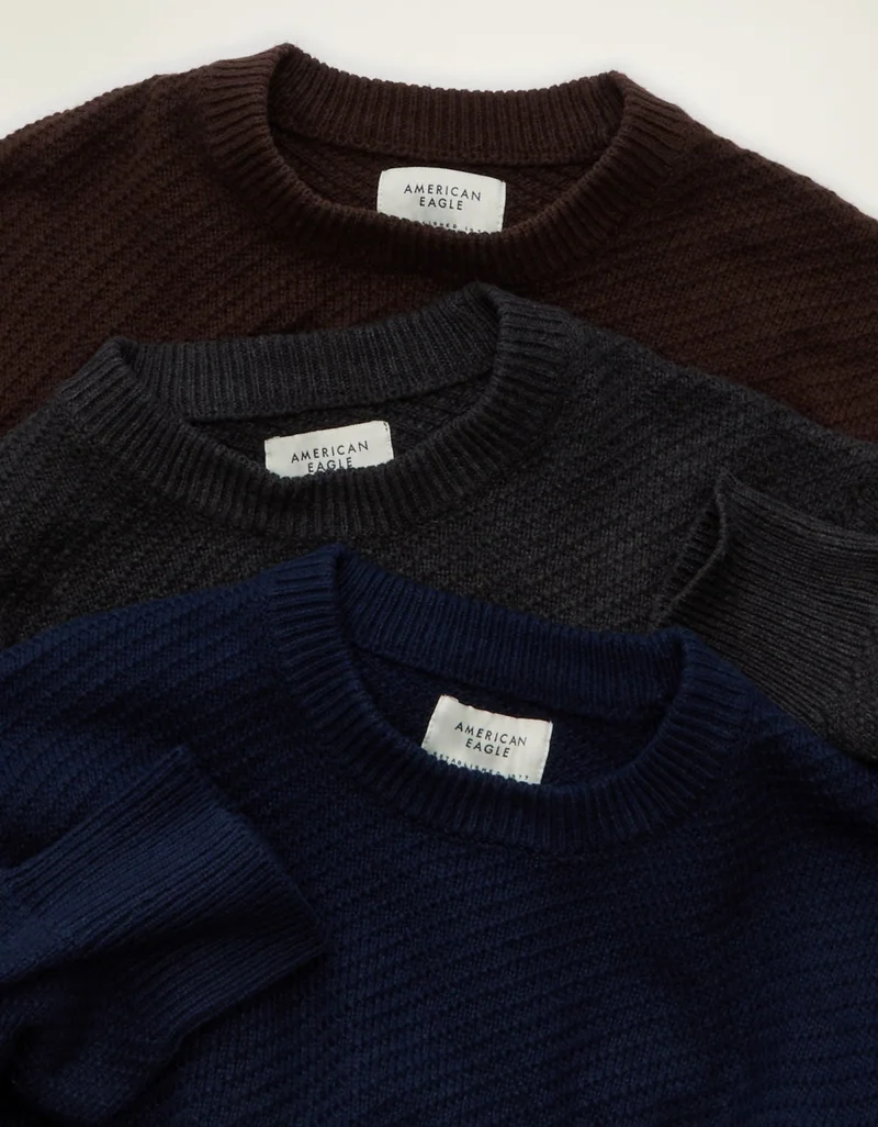 American Eagle  AE Horizontal Stitch Sweater  | Best Price UAE
