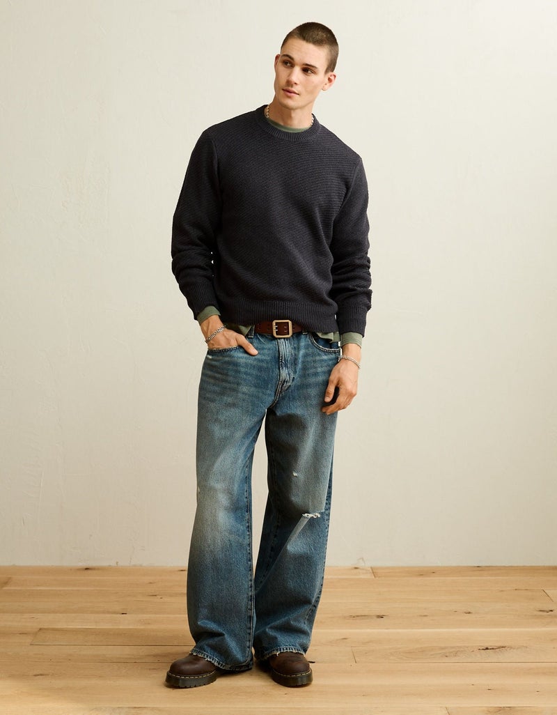 American Eagle AE Horizontal Stitch Sweater - Image 3