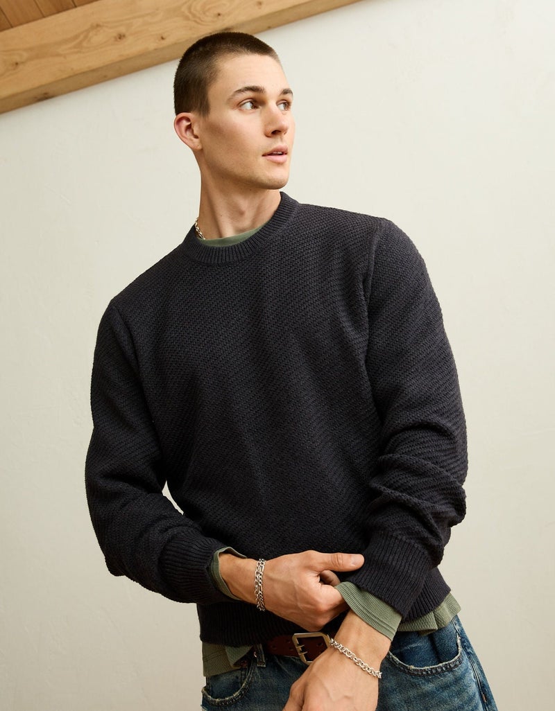American Eagle AE Horizontal Stitch Sweater - Image 1