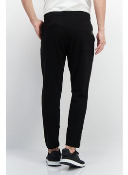 Gazzarrini Men Drawstring Brand Logo Sweatpants, Black  - Image 3