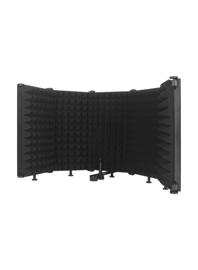 Sound Insulation Cover Microphone Recording Studio Live Microphone Noise Reduction Blowout-proof Sound-absorbing Sponge Three-door Five-door Windshield - Image 5