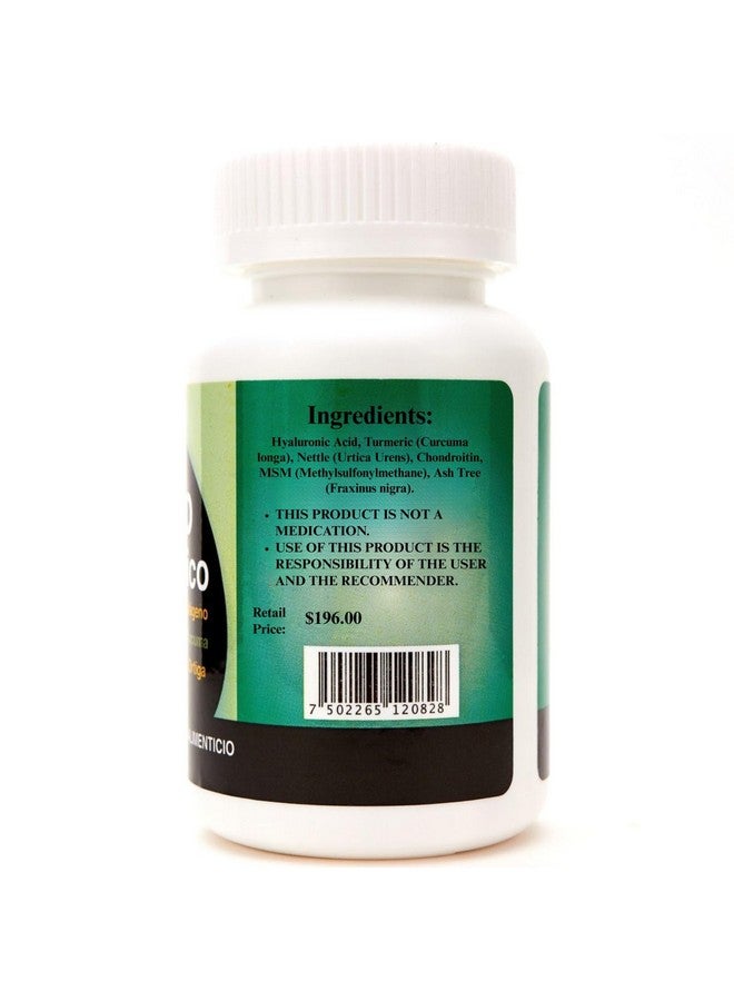 Generic Hyaluronic Acid Supplement, Natural Skin Hydration, Advanced Joint Support. Type II Hydrolyzed Collagen, Turmeric, Glucosamine, Chondroitin, 30Caplets 860Mg  - Image 3