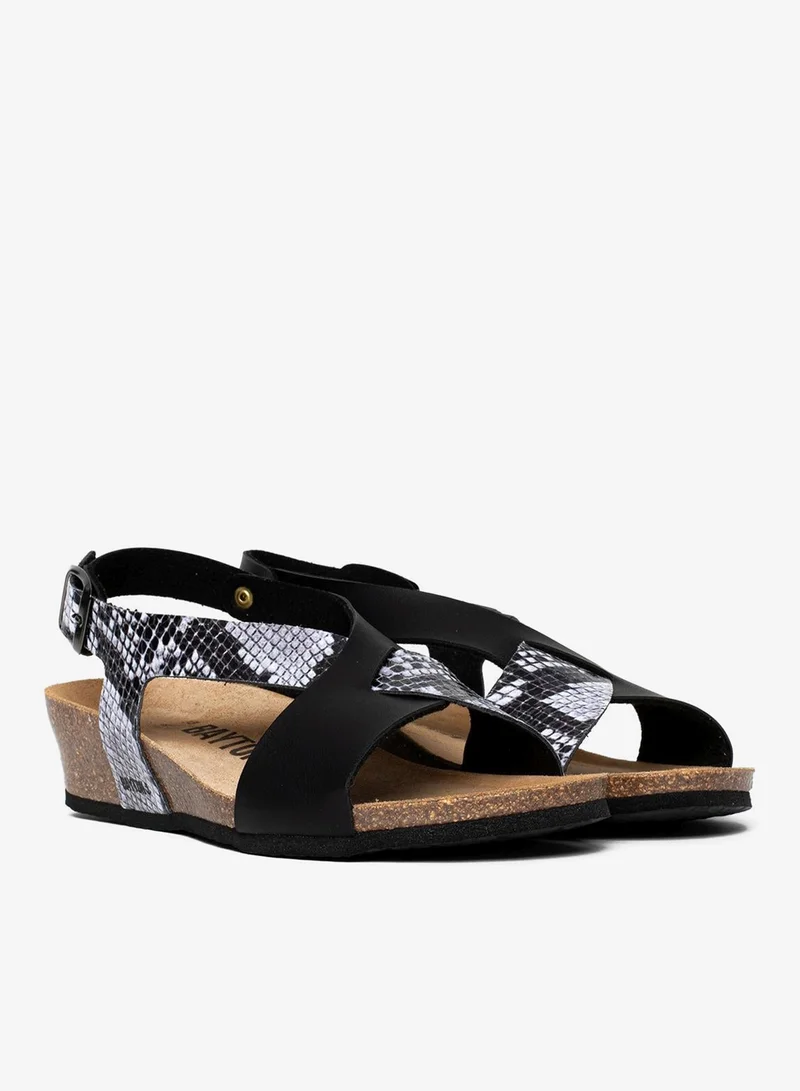 BAYTON Salamanque Multi Strap Wedge Sandals