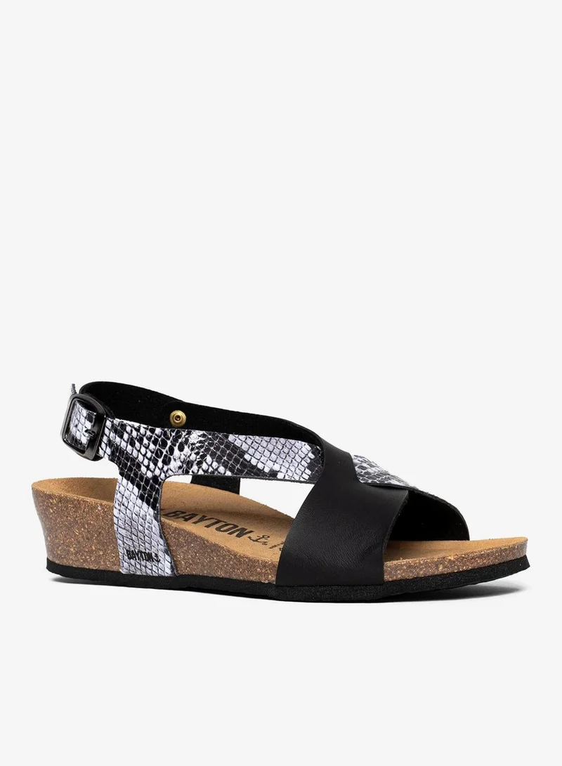 BAYTON Salamanque Multi Strap Wedge Sandals