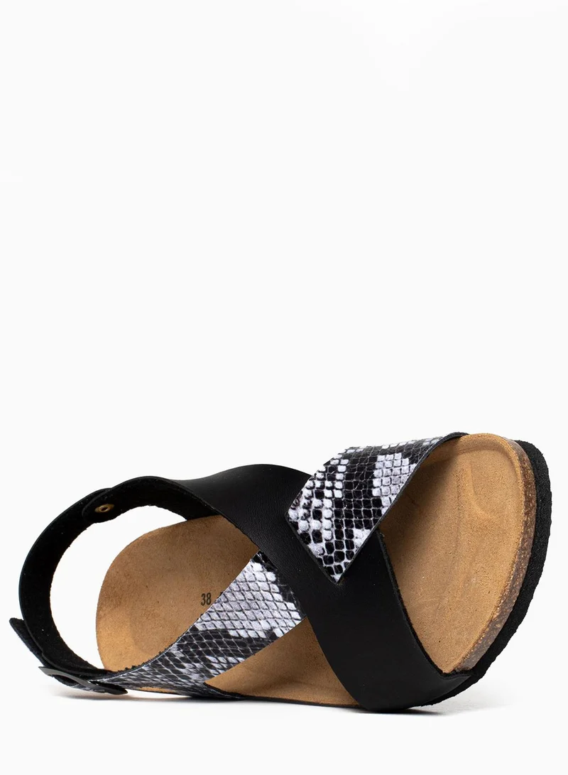 BAYTON  Salamanque Multi Strap Wedge Sandals for Women | Best Price UAE
