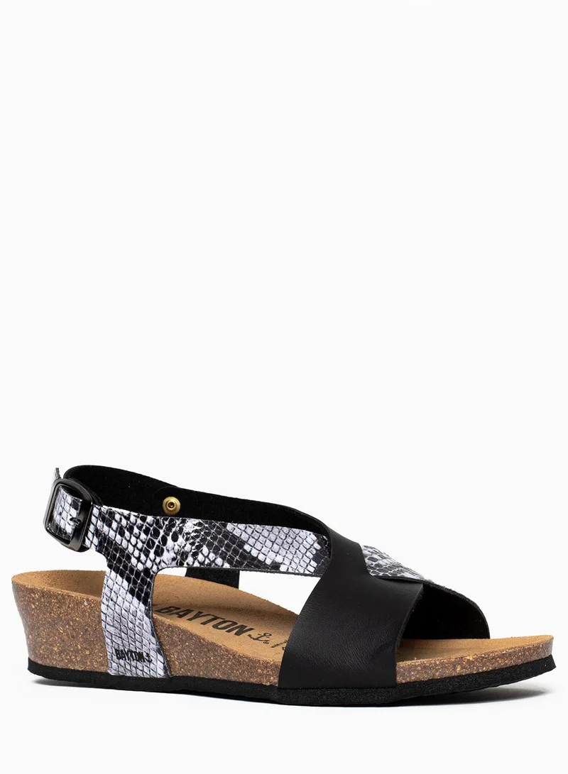 BAYTON Salamanque Multi Strap Wedge Sandals
