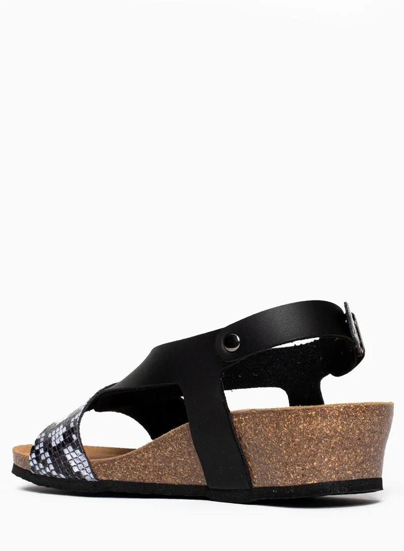 BAYTON  Salamanque Multi Strap Wedge Sandals for Women | Best Price UAE