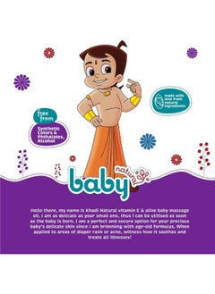 Khadi Natural Khadi Natural Baby Hair Oil with Grapeseed & Olive -150 ml  - Image 5