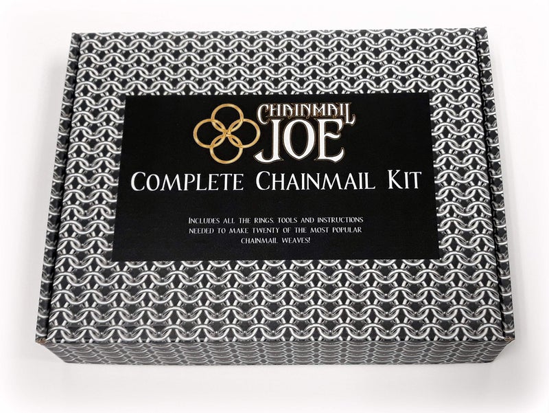 Chainmail Joe Complete Chainmail Kit - 20 Weave Tutorial Book, 23,000+ Rings(Over 4 Pounds), Clasps, and Tools - Image 2