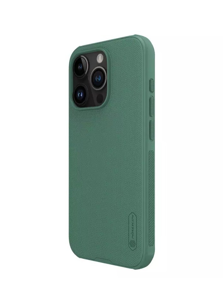 Nillkin Super Frosted Shield Pro Magnetic MagSafe Matte cover case for Apple iPhone 15 Pro 6.1-Dark Green - Image 3