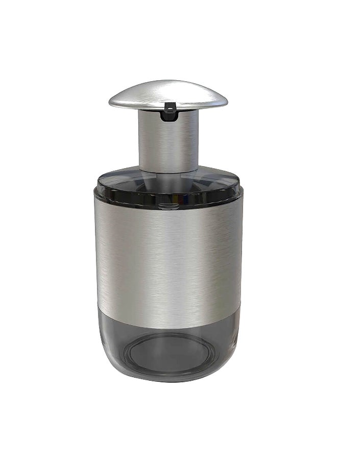 Stainless Steel Liquid Soap Dispenser Black and Silver 600 ml - pzsku/ZFE692B73CDC0C89E9CFFZ/45/_/1702222130/44716f8d-548e-457f-8cd6-3876400ccc0b