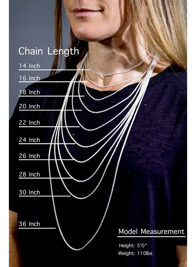 Sac Silver سلسلة فضة إيطالية جديدة مقطوعة بالألماس 1.1 مم 1.5 مم 1.7 مم 2 مم 2.5 مم صلبة 925 - Image 3