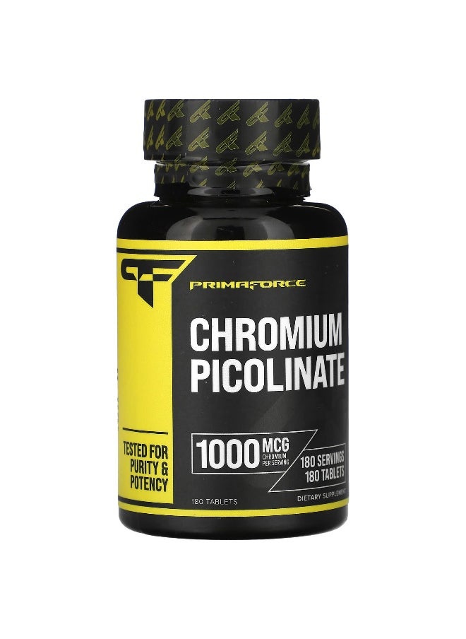 Primaforce Primaforce, Chromium Picolinate, 1,000 mcg, 180 Tablets  - Image 1