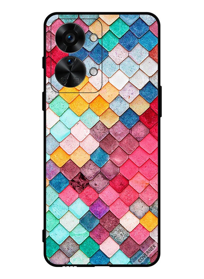 Covernex Protective Case Cover For OnePlus NORD 2T Diamond Square Shape Pattern - Image 1