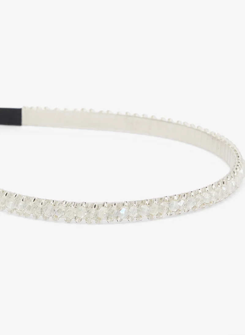 Khizana  Rhinestone Embellished Headband for Women | Best Price UAE