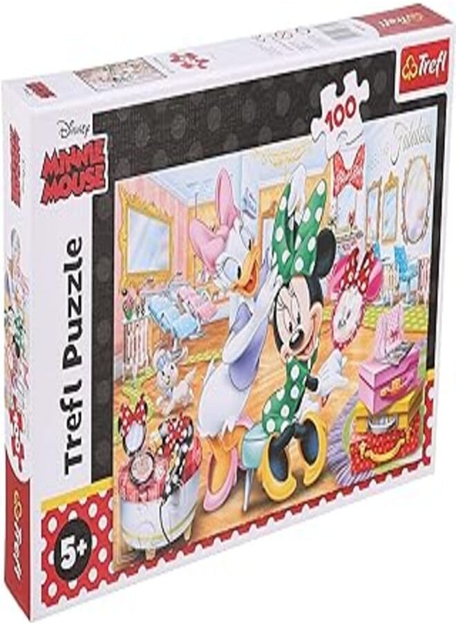 Trefl 100-Minnie in beauty parlous/Disney Minnie 
