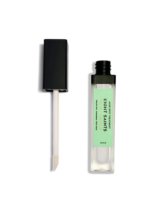 Eight Saints Quality Control Acne Treatment For Face Pimples And Zits With 2% Bha Salicylic Acid Natural And Organic Acne Spot Treatment Fast Acne Relief 6Ml  - Image 2