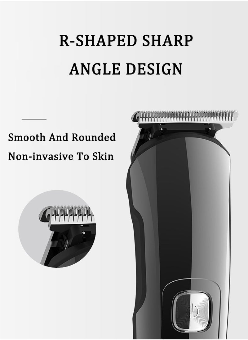 Arabest Electric Beard Trimmer for Men, Waterproof Body Grooming Kit, Nose Hair Ear Trimmer, Hair Clippers, Rechargeable All in 1 Body Groomer, Precision Mustache Shaver Razor, LED Display  - Image 4