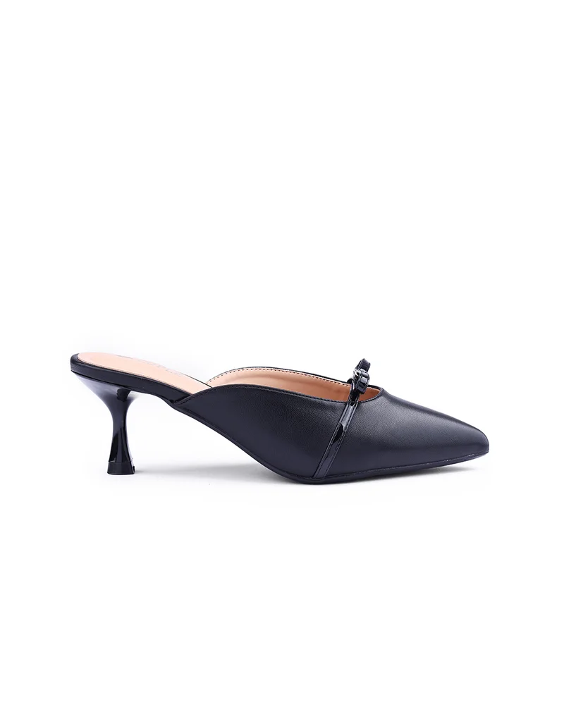 كابلي أحذية نسائية بكعب مدبب