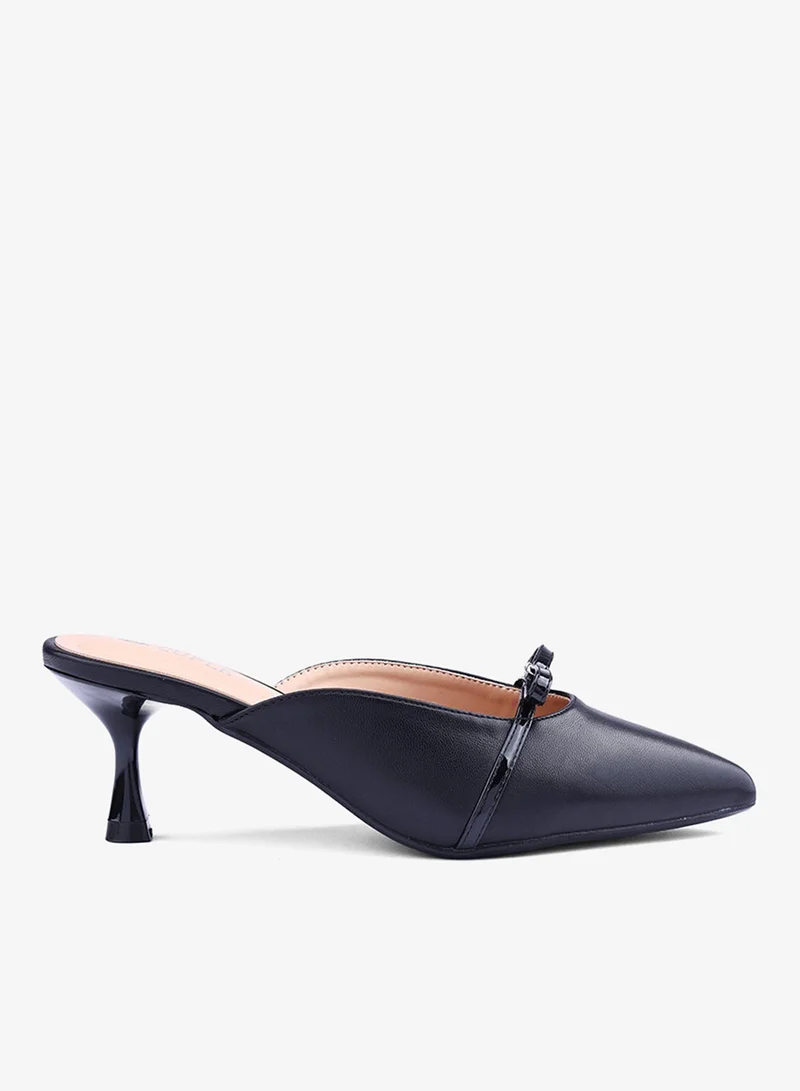 كابلي أحذية نسائية بكعب مدبب