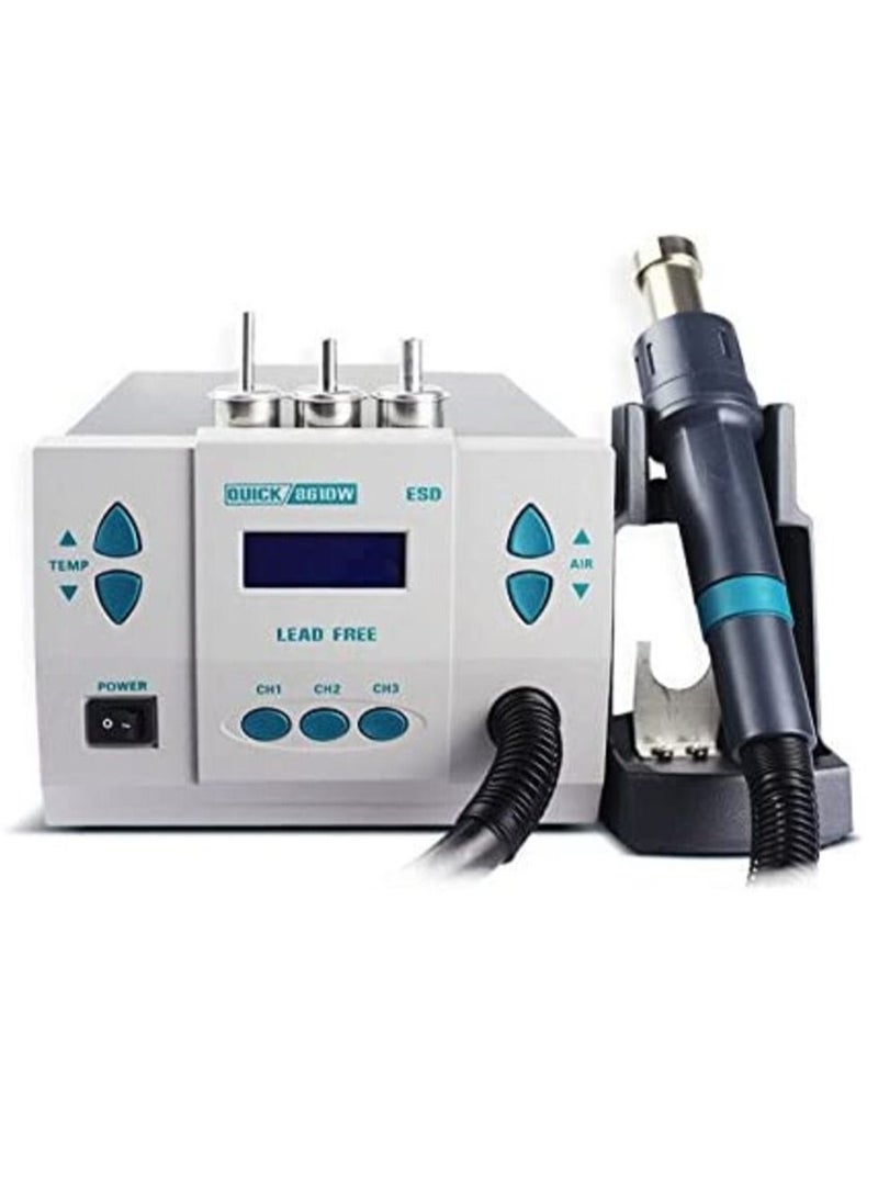 QUICK Quick 861DW Digital SMD Soldering Station Intelligent Hot air Lead-Free 1000W Digital 
