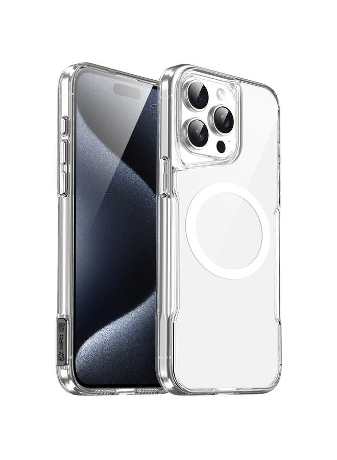 S-TOP Case For iPhone 15 Pro MagSafe Acrylic + TPU Transparent Full Coverage Phone Case - Image 1