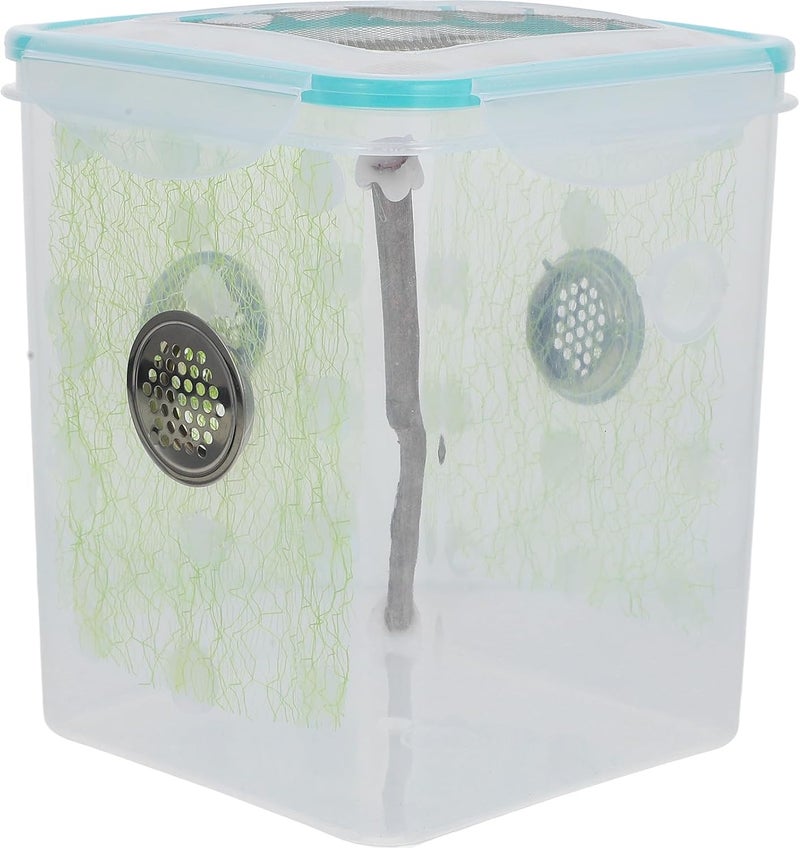 Mantis Enclosure and Small Reptile Terrarium Incubator Box for Insect Breeding, Habitat Container Suitable for Pet Mantises and Geckos - Image 1