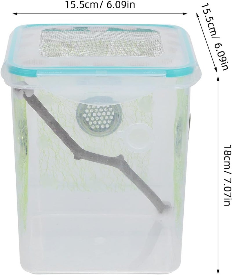 Mantis Enclosure and Small Reptile Terrarium Incubator Box for Insect Breeding, Habitat Container Suitable for Pet Mantises and Geckos - Image 2