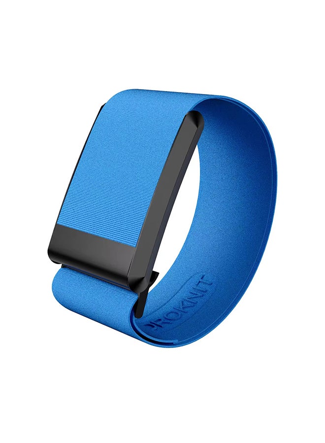 O Ozone HydroKnit Nylon Sport Band Compatible with Whoop 4.0 | Soft, Elastic, Water-Resistant, Fast-Drying Replacement Strap for Active Lifestyles- Blue - Image 1