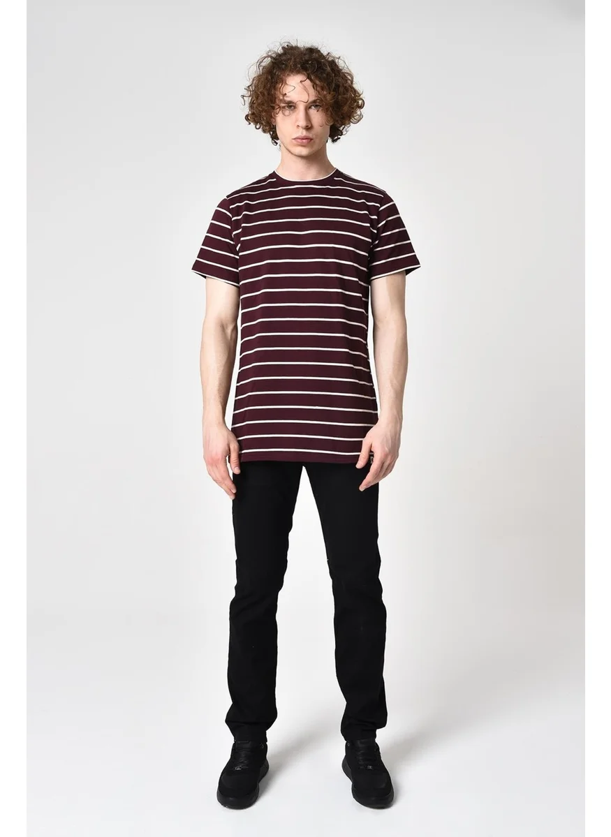 Alexander Gardi Striped Oversize Fit T-Shirt (E22-71906)