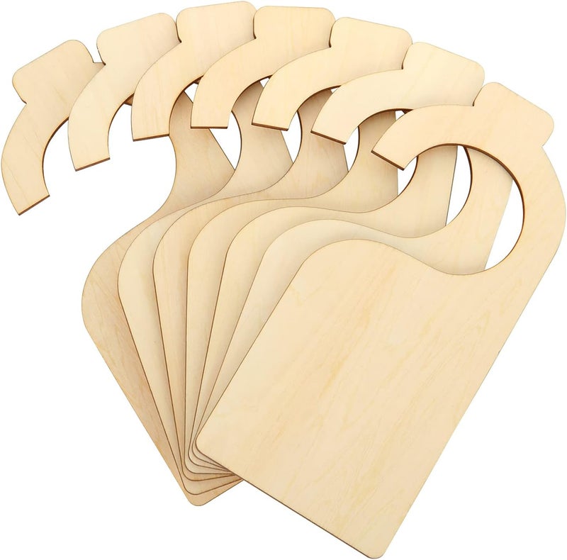 DAJAVE 21 Pack Blank Clothing Rack Divider Wooden Closet Size Divider Closet Dividers Hanging Closet Dividers for Home Nursery Baby Clothes - Image 1