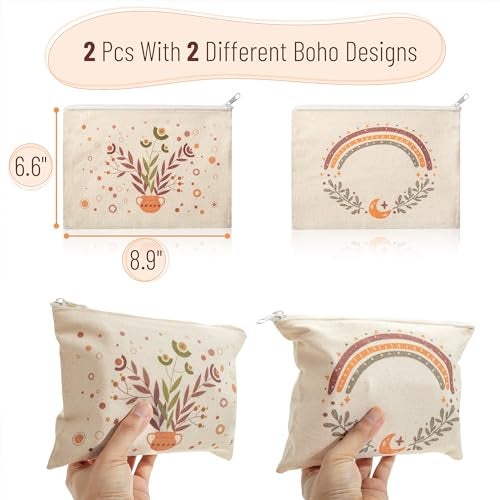 Mr. Pen- Pencil Case, 2 Pack, Boho Theme, Bible Pencil Pouch, Floral Pencil Bag, Pen Case, Pen Pouch, Pen Bag, Pencil Pouches, Pencil Bags - Image 2