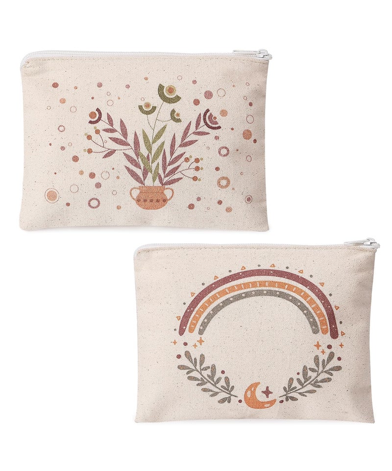 Mr. Pen- Pencil Case, 2 Pack, Boho Theme, Bible Pencil Pouch, Floral Pencil Bag, Pen Case, Pen Pouch, Pen Bag, Pencil Pouches, Pencil Bags - Image 1
