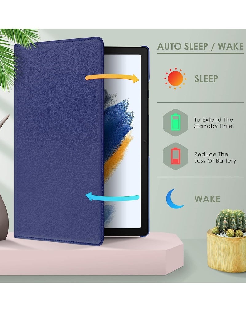إلترازون Case Compatible with Galaxy Tab A8 10.5" Case (SM-X200/X205/X207), Galaxy Tab A8 Case 10.5 inch,Auto Sleep/Wake 360° Rotating Stand Folio Leather Case for Tab A8 2022 - Image 5
