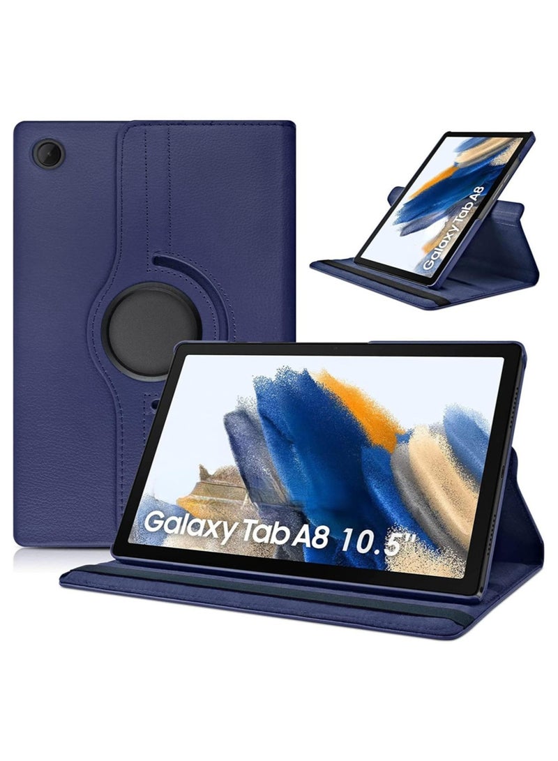 إلترازون Case Compatible with Galaxy Tab A8 10.5" Case (SM-X200/X205/X207), Galaxy Tab A8 Case 10.5 inch,Auto Sleep/Wake 360° Rotating Stand Folio Leather Case for Tab A8 2022 - Image 1