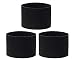 ONLYKXY 3PCS Captain Armbands 7x325CM275x1279inch Adjustable Leader Armband Team Sport Armband for Soccer Basketball Volleyball School Team Competition Coach Players Wrist Arm Bands Black - Image 2