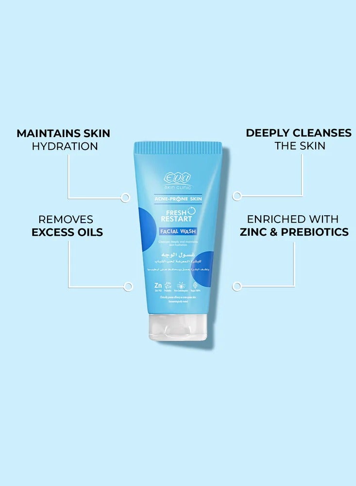 إيفا غسول الوجه للبشرة المعرضة لحب الشباب 150 مل - Image 3