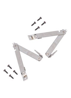 Thoraya 2 Set Folding Support Hinges Lid Lift Up Stay Hinge for Wooden Boxes Cabinet Cupboard Furniture Hardware  - Image 5