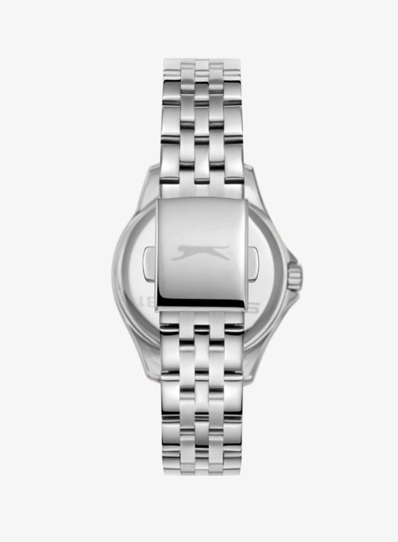 Slazenger Women's Multi Function Display Watch With Silver Metal Strap - SL.9.2392.4.01 - Image 4