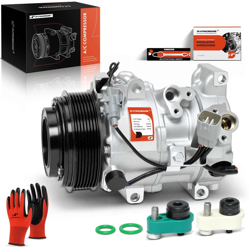 APremium Air Conditioner AC Compressor with Clutch Compatible with Lexus GS300 30L 2006 GS350 35L 20072011 IS250 25L 20112013 IS350 35L 20062013